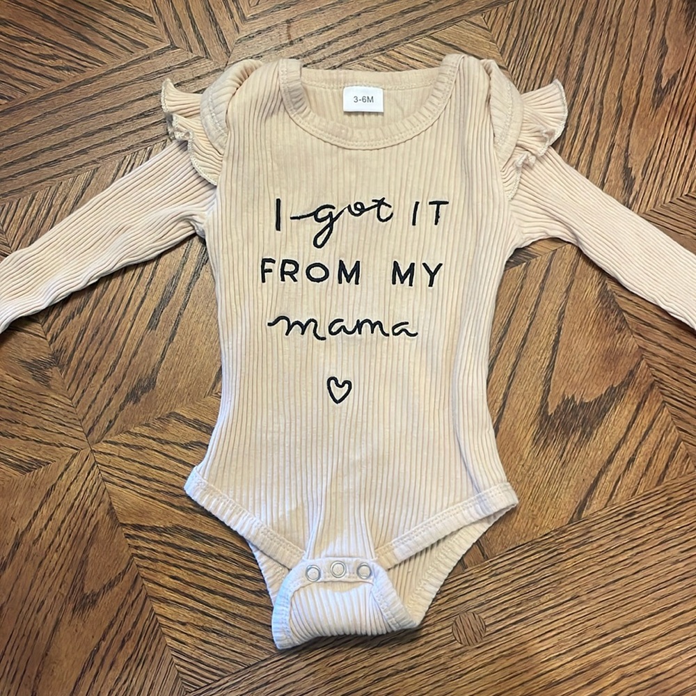 I got it from my mama onesie